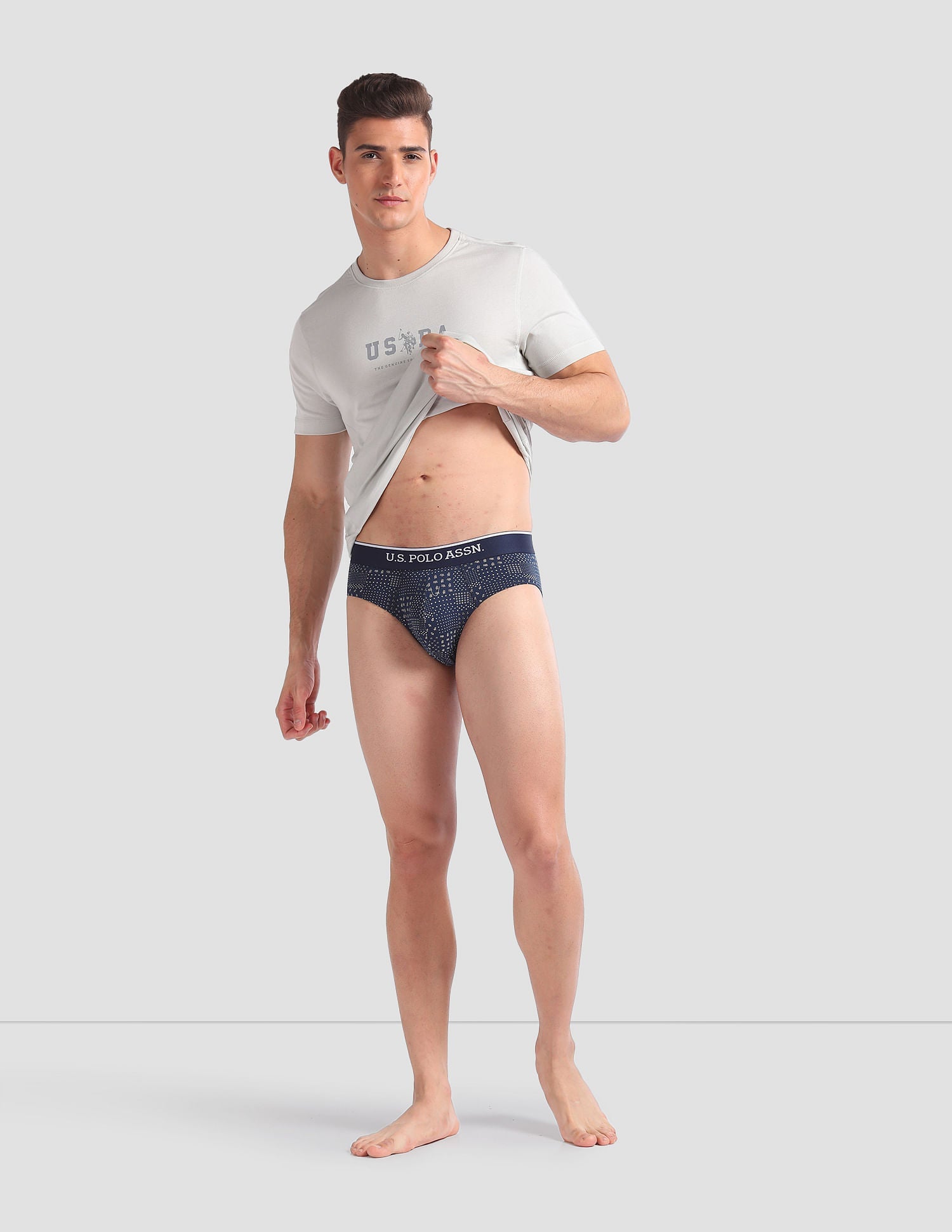 Abrasion Free Printed EB01 Briefs - Pack Of 3 Assorted - uspoloassn-test.in | Large