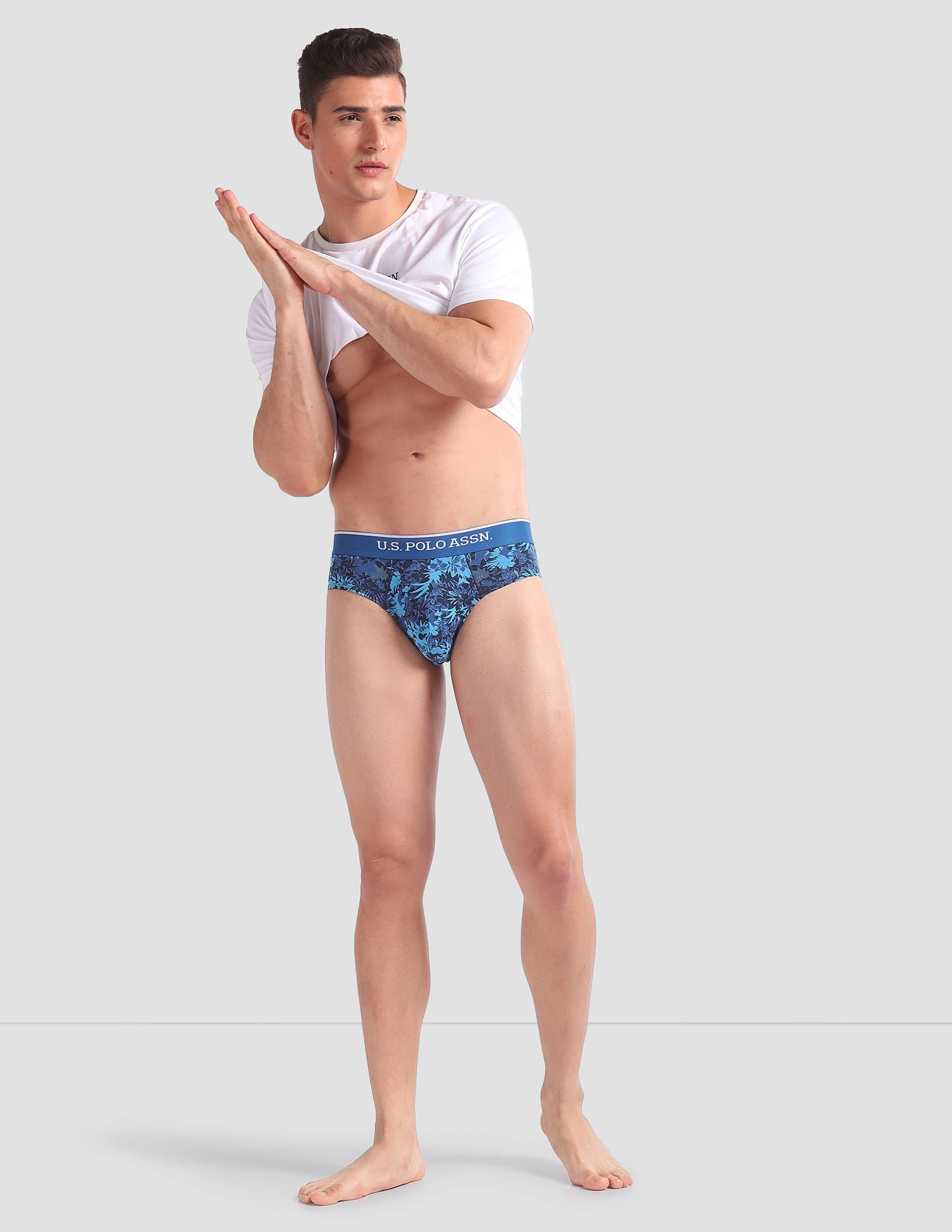Abrasion Free Printed EB01 Briefs - Pack Of 3 Assorted - uspoloassn-test.in | Large