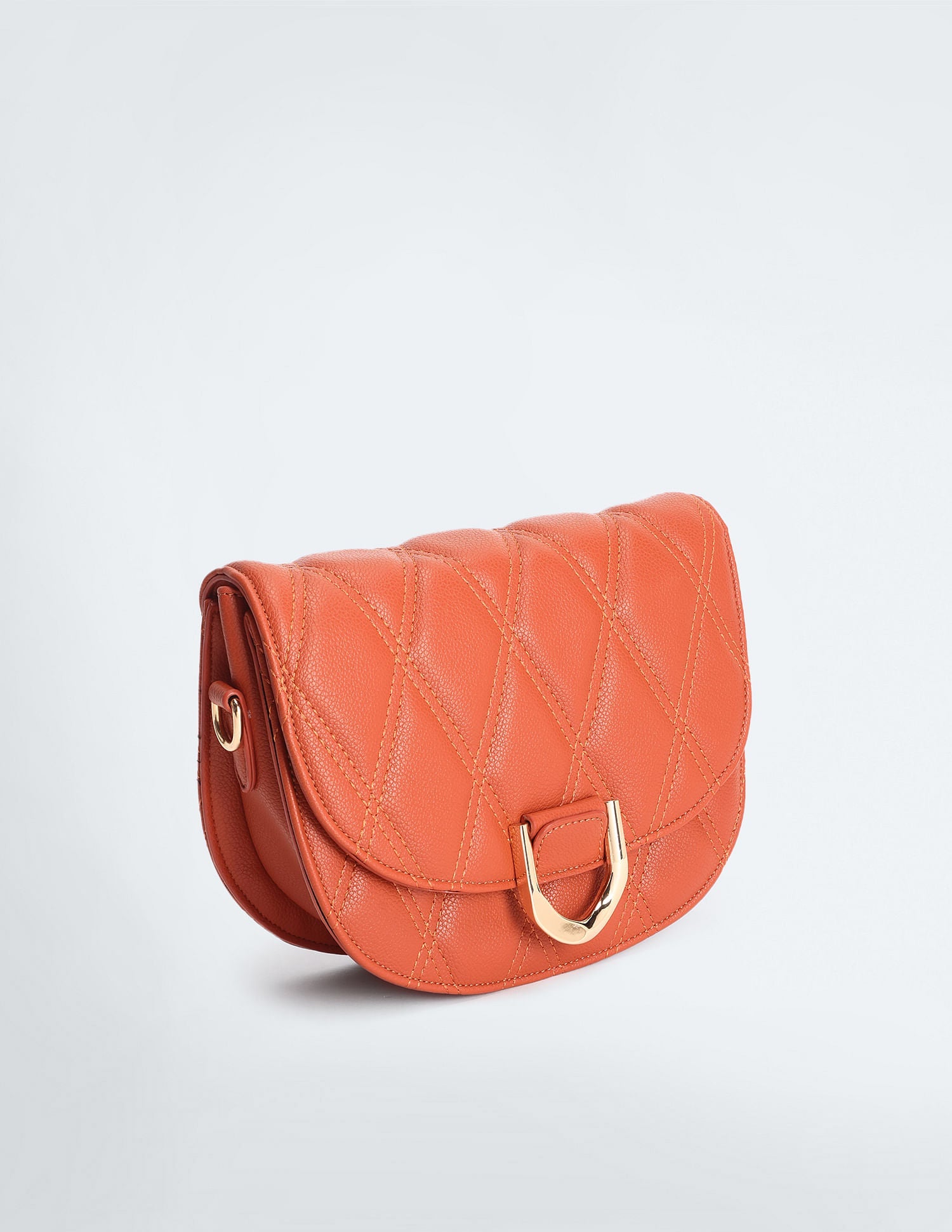 Adjustable Strap Quilted Sling Bag Tan - uspoloassn-test.in | Large