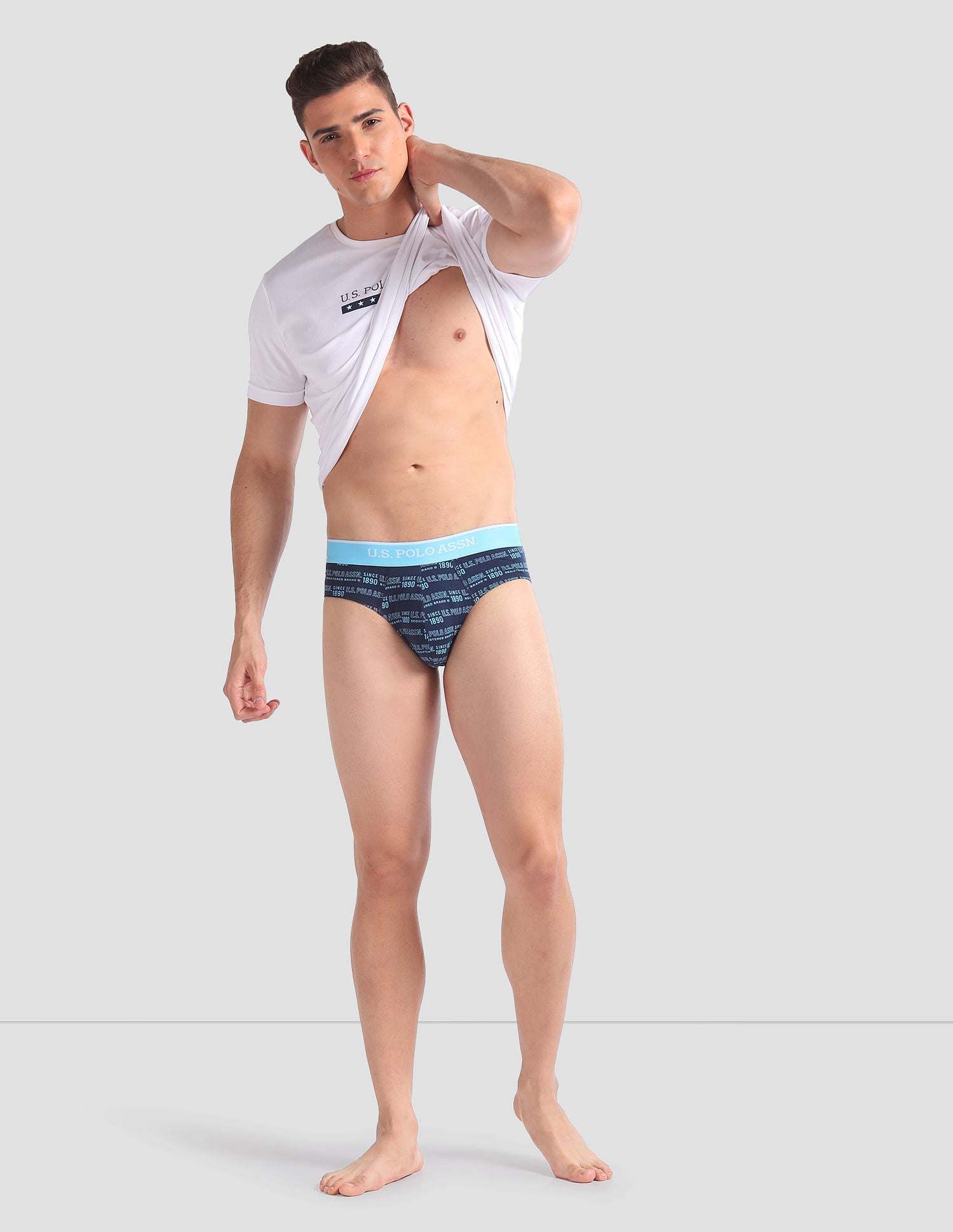 Abrasion Free Printed EB01 Briefs - Pack Of 3 Assorted - uspoloassn-test.in | Large