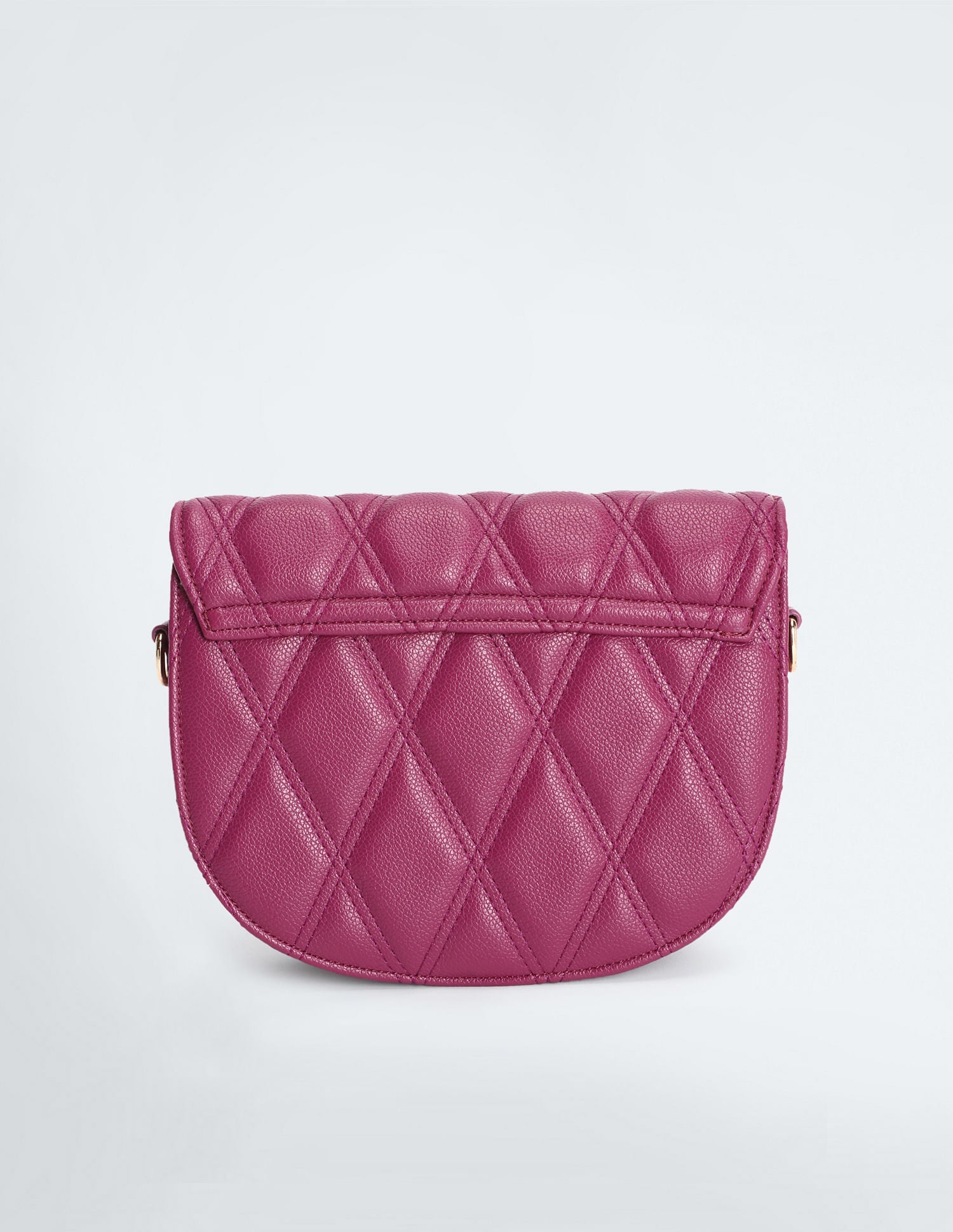 Adjustable Strap Quilted Sling Bag Magenta - uspoloassn-test.in | Large
