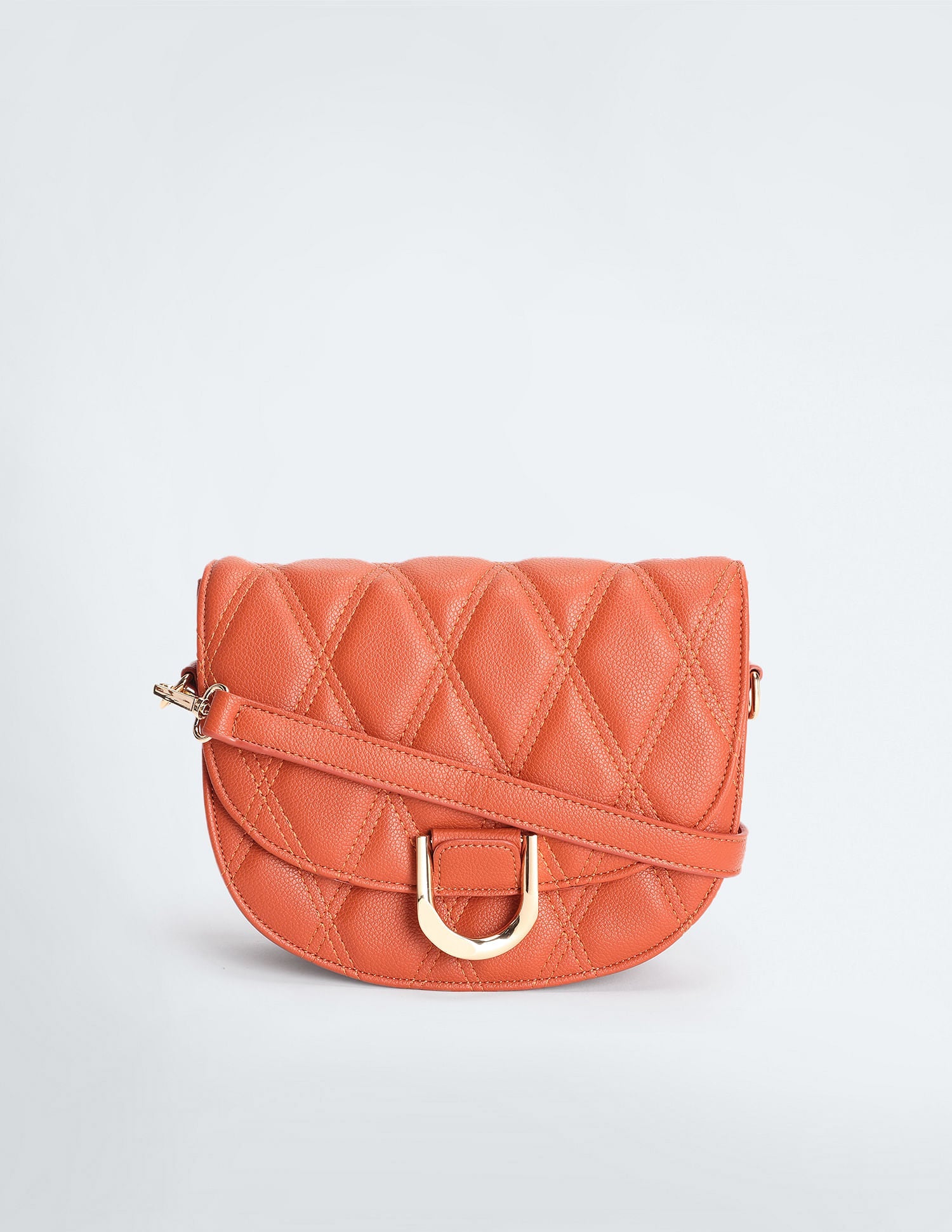 Adjustable Strap Quilted Sling Bag Tan - uspoloassn-test.in | Large
